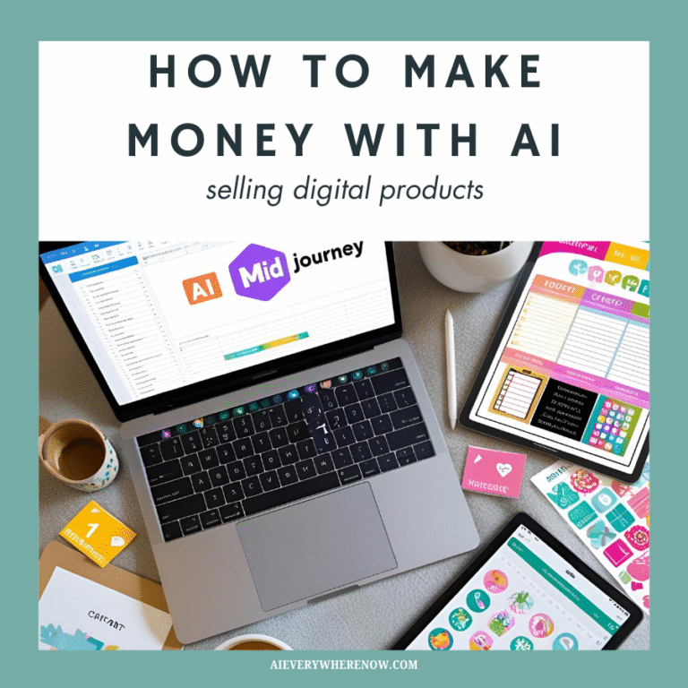 How to Make money with AI Selling Digital Products with AI (Even If You’re Not Techy)